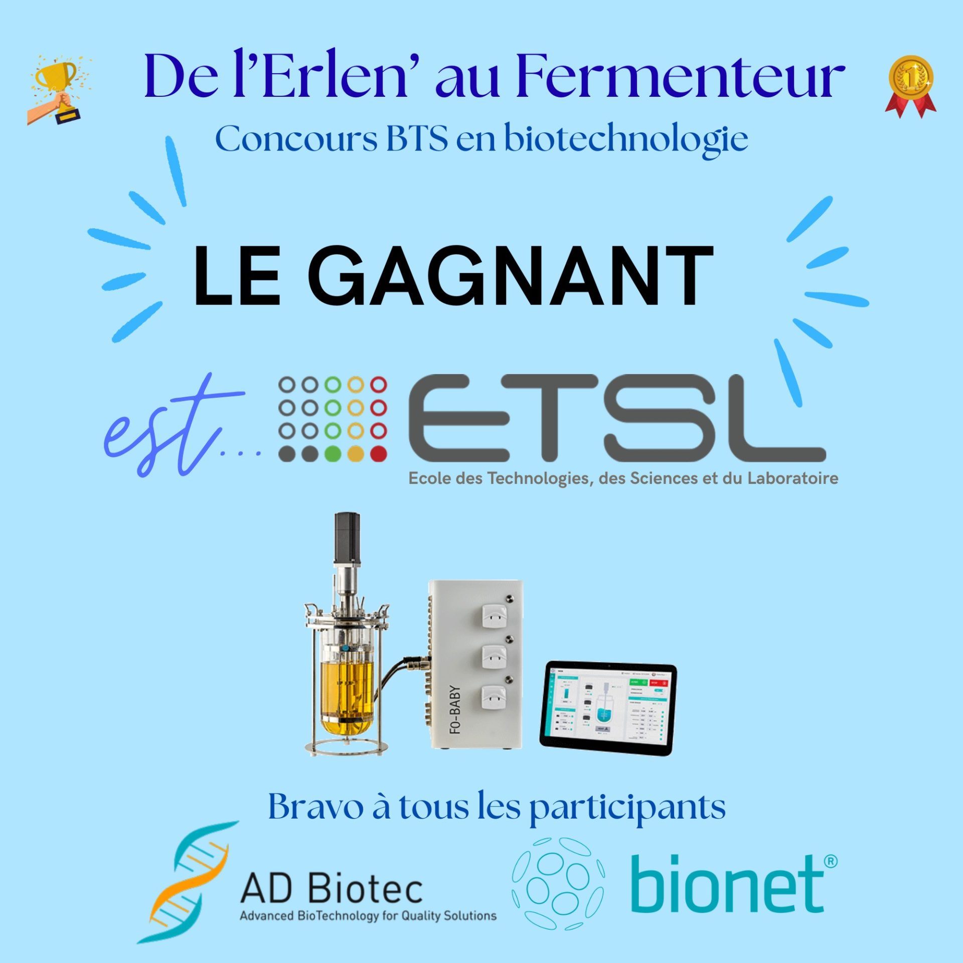 Résultat du concours De l'Erlen' au Fermenteur